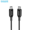 کابل انکر USB-C به Powerline plus III- USB-C   طول 90 سانتی متر - مدل A8862 - مشکی